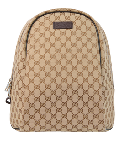 GG Supreme Backpack, Canvas, Brown, 449906 213048, DB, 3*